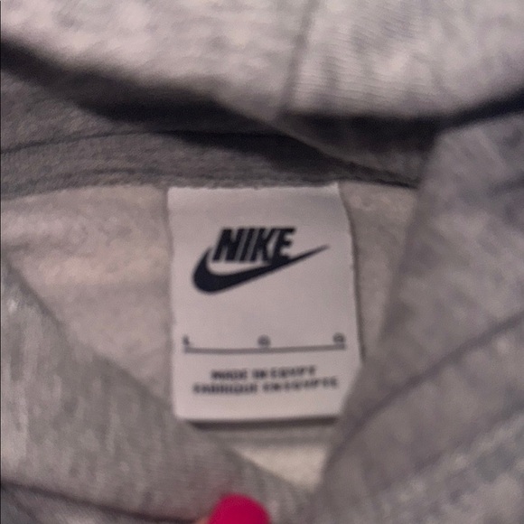 Nike Gray Smiley Face Hoodie and Joggers Set - Picture 4 of 4